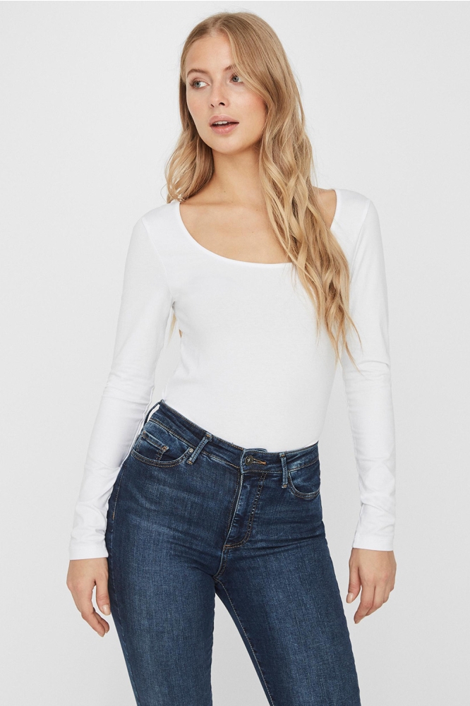 VMMAXI MY LS SOFT UNECK GA NOOS 10228809 BRIGHT WHITE